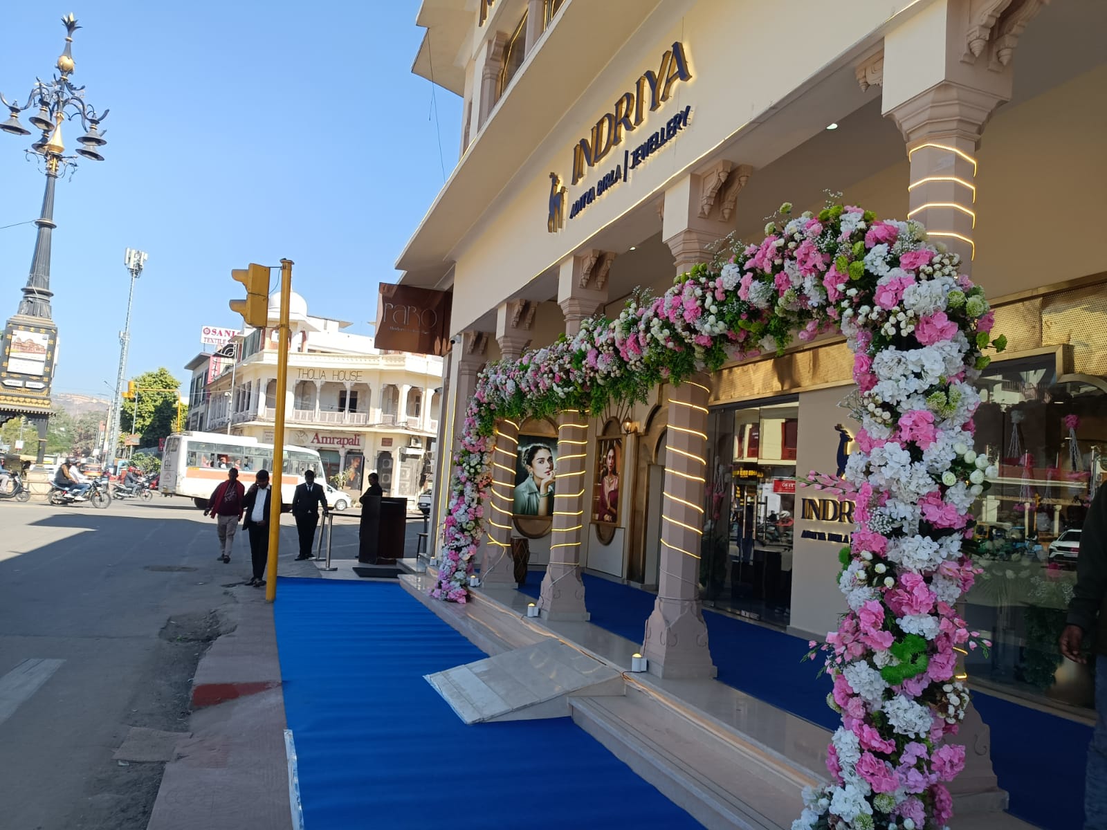 Indriya by Aditya Birla Jewellery showroom exterior project by Chaudhary Enterprises (1)