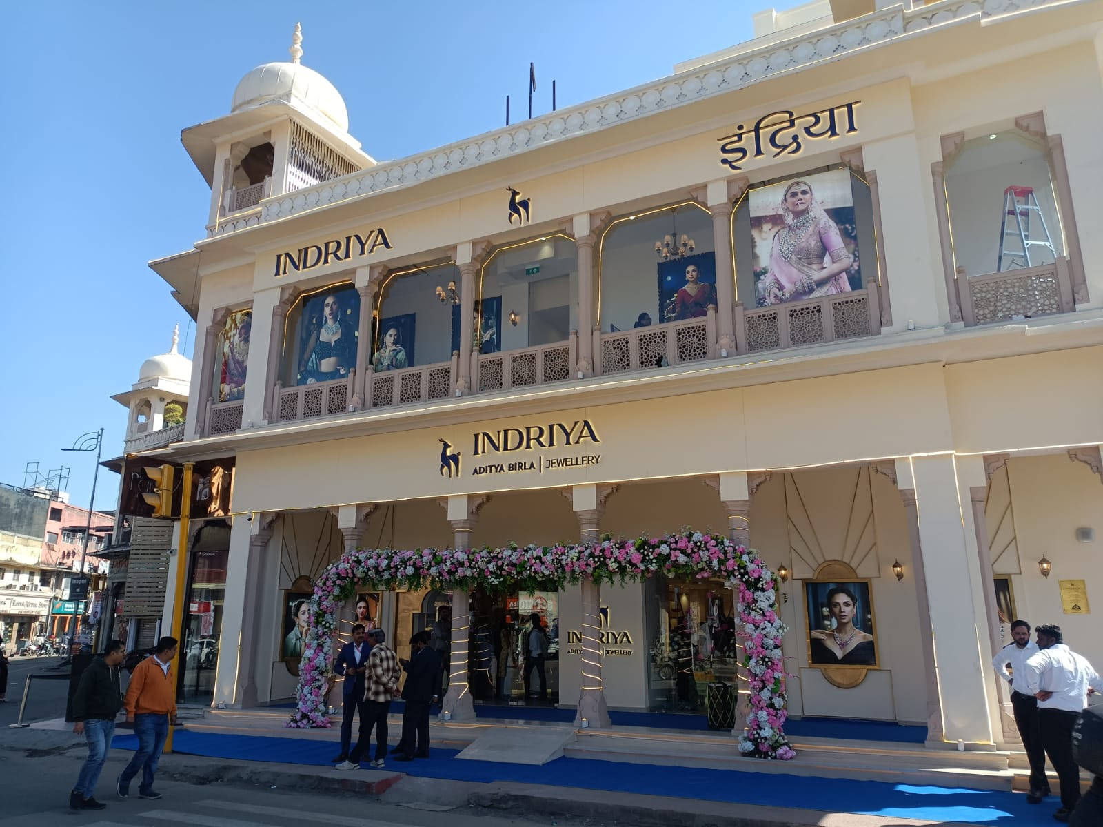 Indriya by Aditya Birla Jewellery showroom exterior project by Chaudhary Enterprises (2)