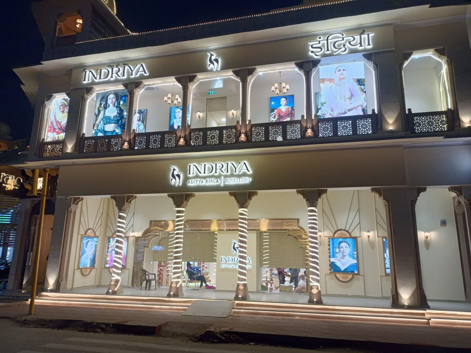 Indriya by Aditya Birla Jewellery showroom exterior project by Chaudhary Enterprises (4)